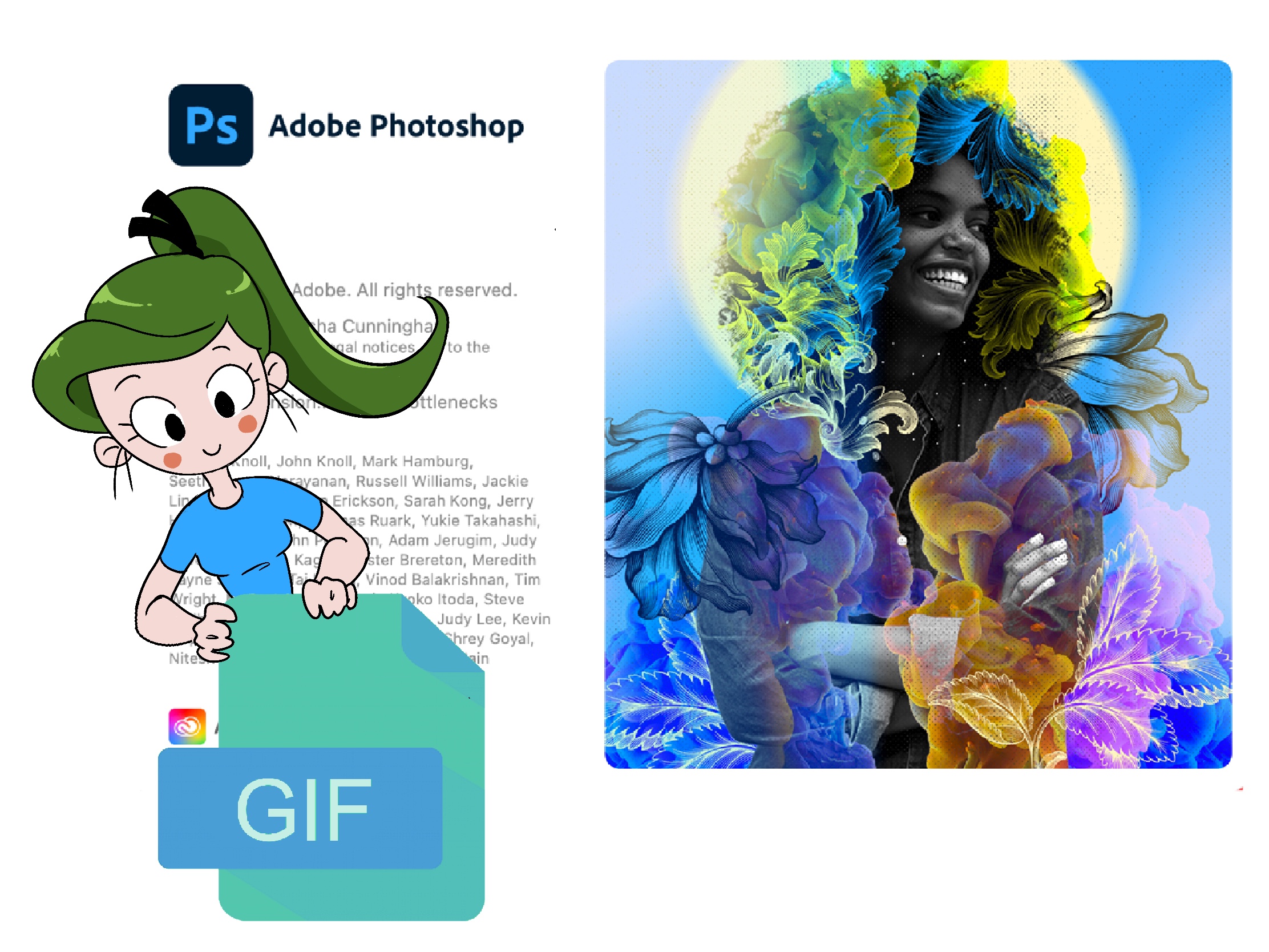 THE SIMPLEST WAY to CREATE ANIMATED GIF in Adobe Photoshop